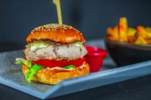 Grilled Halloumi Burger