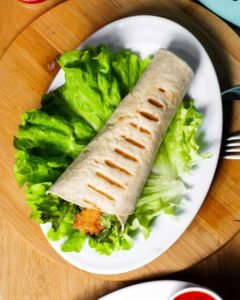 Grilled Halloumi Wrap